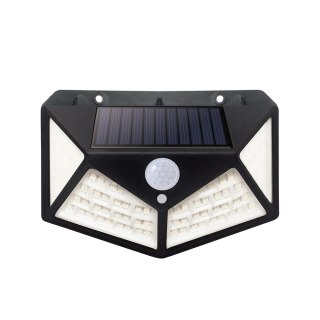 Forever Light Lampa solarna LED SUNARI FLS-65 100*SMD PIR 6W 480lm 6000K 1200mAh Li-Ion