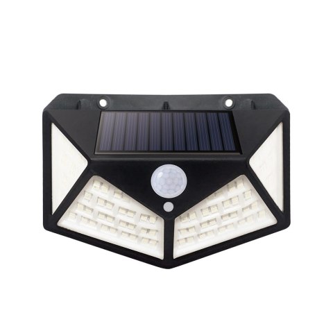 Forever Light Lampa solarna LED SUNARI FLS-65 100*SMD PIR 6W 480lm 6000K 1200mAh Li-Ion