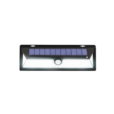 Lampa ścienna solarna 118 LED SMD 1000lm PIR IP65 1800mAh