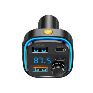 XO transmiter FM BCC08 Bluetooth MP3 ładowarka samochodowa 3,1A czarna
