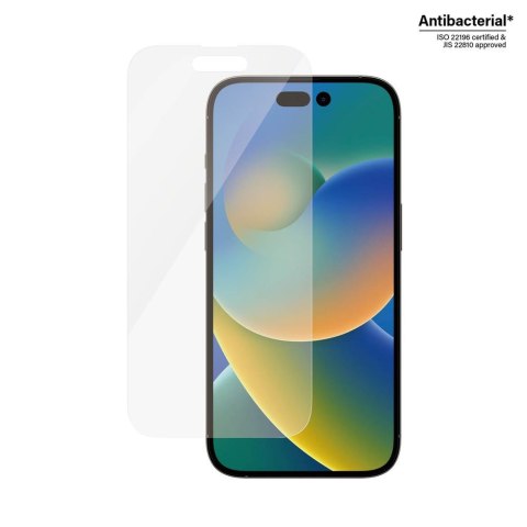 PanzerGlass szkło antybakteryjne Classic Fit do iPhone 14 Pro 6,1" TTT