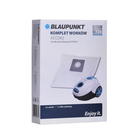 Blaupunkt zestaw 4 x worki z mikrofibry + filtr wlotowy powietrza do VCB301