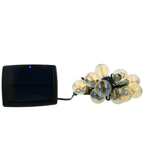 Forever Light Girlanda solarna LED SUNARI FLS-125 5,5m + 10 żarówek G40 złota IP44
