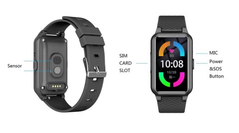 Forever smartwatch SIVA ST-100 czarny