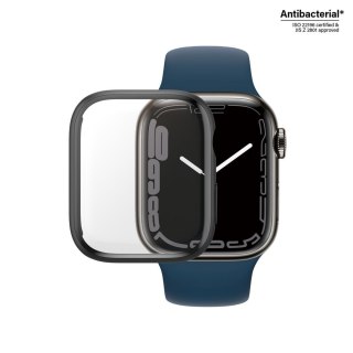 PanzerGlass Full Body szkło hartowane + etui do Apple Watch 7 / 8 (45mm) czarna ramka TTT