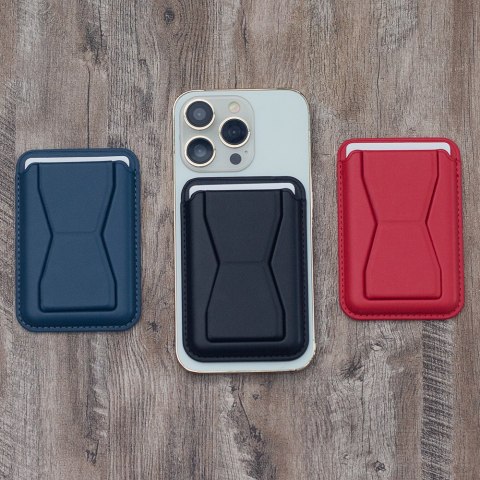 Etui na kartę z podstawką czarne