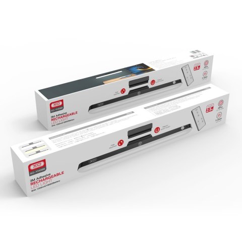 XO lampa magnetyczna LED YH08B 1200mAh czarna + pilot