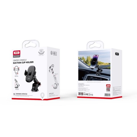 XO uchwyt samochodowy C121 czarny z przyssawką