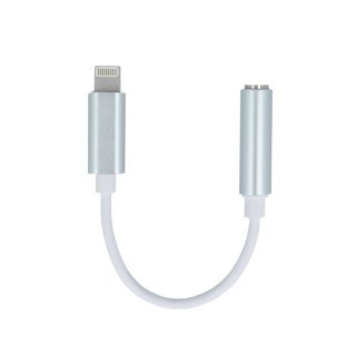 Forever adapter audio jack 3,5mm - Lightning biały