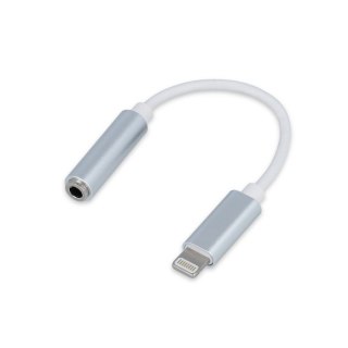 Forever adapter audio jack 3,5mm - Lightning biały