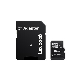 GoodRam karta pamięci 16GB microSDHC kl. 10 UHS-I + adapter