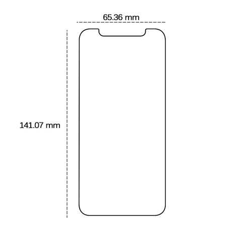 Szkło hartowane 2,5D do iPhone XR / 11