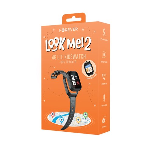 Forever Smartwatch GPS WiFi 4G Kids Look Me KW-510 czarny