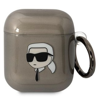Karl Lagerfeld etui do Airpods 1 / 2 KLA2HNIKTCK czarne Karl`s Head