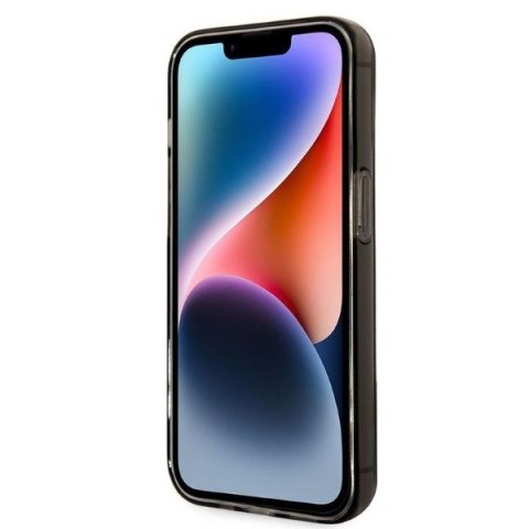 Karl Lagerfeld nakładka do iPhone 14 Pro Max 6,7" KLHCP14XHNIKTCK czarna hardcase Ikonik Karl Lagerfeld
