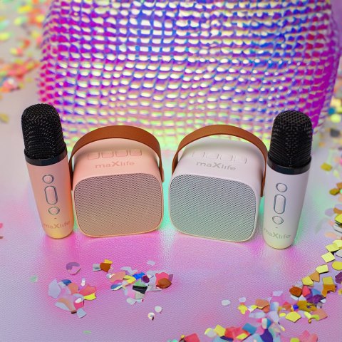 Maxlife zestaw karaoke Bluetooth MXKS-100 biały