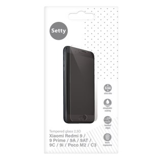 Setty szkło hartowane 2,5 D do Xiaomi Redmi 9 / 9 Prime / 9A / 9AT / 9C / 9i / Poco M2