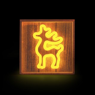 Neon Wood Frame LED RENIFER biały ciepły FLNW01 Forever Light