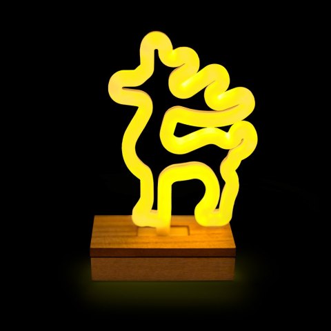 Neon Wood Stand LED RENIFER biały ciepły FLNW02 Forever Light