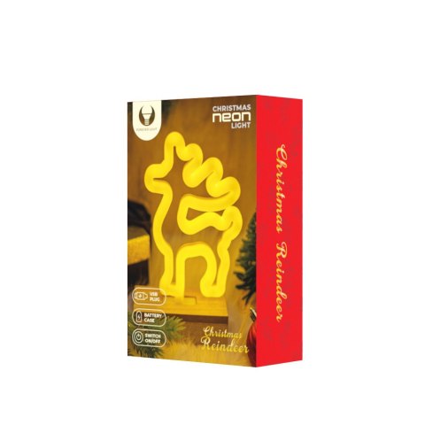 Neon Wood Stand LED RENIFER biały ciepły FLNW02 Forever Light