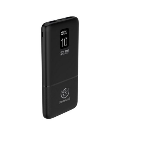 Rebeltec power bank P10 LCDPD 22,5W 10000mAh czarny