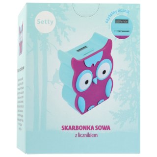 Skarbonka z licznikiem Setty Sowa YS011-12