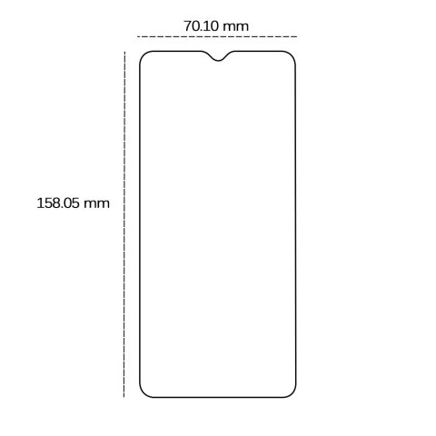 Szkło hartowane 2,5D do Motorola Moto E13