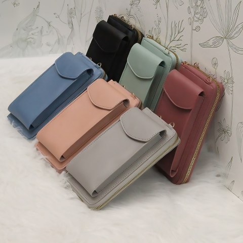 Torebka na telefon różowa