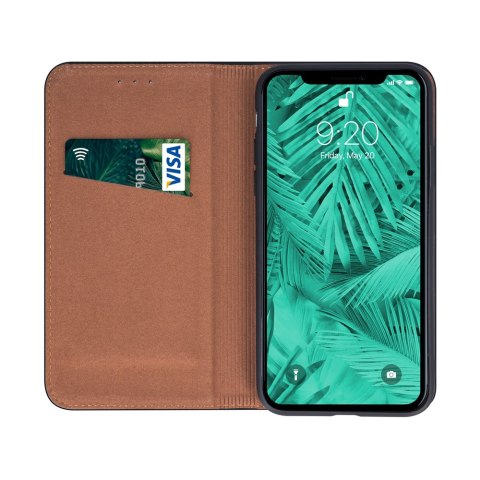 Etui skórzane Smart Pro do iPhone 15 Pro 6,1" czarne