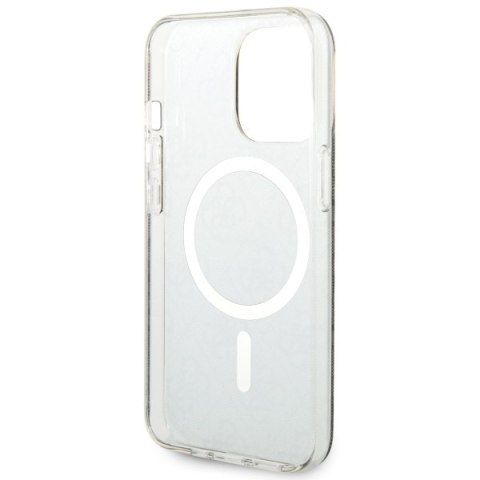 Guess nakładka do iPhone 13 / 13 Pro 6,1" GUHMP13LH4STW brązowa hard case 4G MagSafe