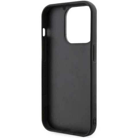 Karl Lagerfeld nakładka do iPhone 14 Pro 6,1" KLHCP14L3DRKHNK czarna hardcase Rubber Choupette 3D