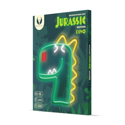 Neon PLEXI LED JURASSIC DINO zielony FLNJ02 Forever Light