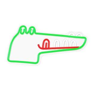 Neon PLEXI LED JURASSIC KROKODYL zielony FLNJ03 Forever Light