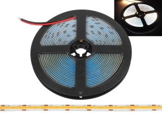 Taśma LED COB IP20 3000K 1500lm/m 48W 9,6W/m rol. 5m