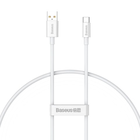 Baseus kabel Superior USB - USB-C 0,25m biały 100W