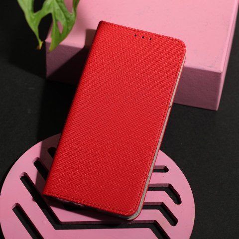 Etui Smart Magnet do Oppo Reno 10 5G / 10 Pro 5G czerwone