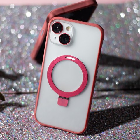 Nakładka Mag Ring do iPhone 15 6,1" czerwona