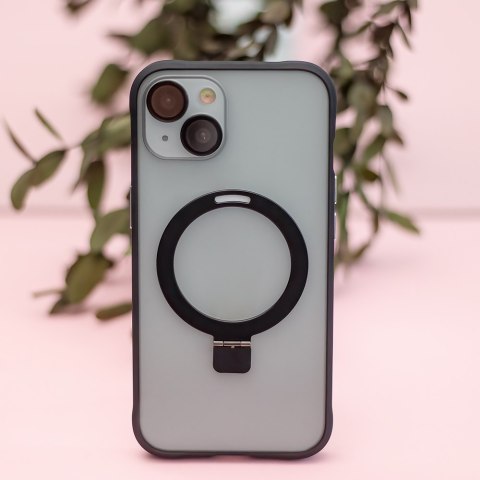 Nakładka Mag Ring do iPhone 15 Pro Max 6,7" czarna