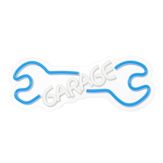 Neon PLEXI LED GARAGE błękit biały NNE22 Neolia