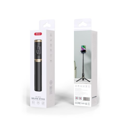 XO selfie stick Bluetooth tripod SS14 czarny 72cm