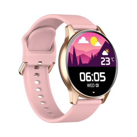 Smartwatch Forever SB-115 lite okrągły ROSEGOLD