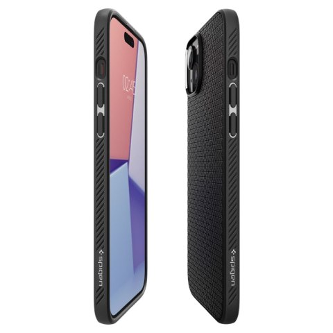 Spigen nakładka Liquid Air do iPhone 15 6,1" matowa czarna
