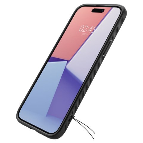 Spigen nakładka Liquid Air do iPhone 15 6,1" matowa czarna