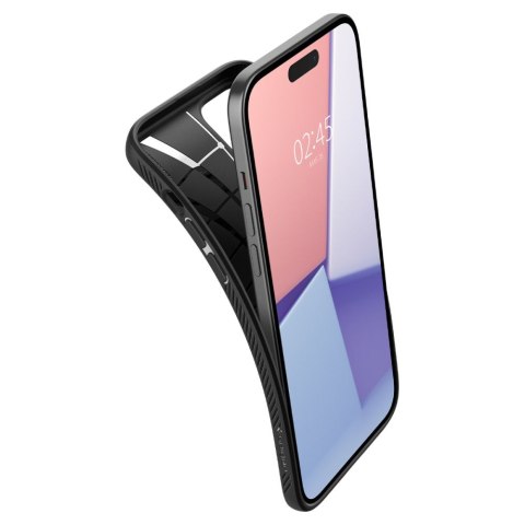 Spigen nakładka Liquid Air do iPhone 15 Plus 6,7" matowa czarna