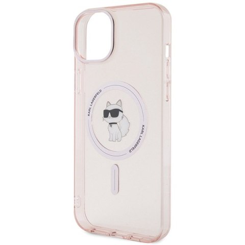 Karl Lagerfeld nakładka do iPhone 15 Plus 6,7" KLHMP15MHFCCNOP różowa HC Magsafe IML C