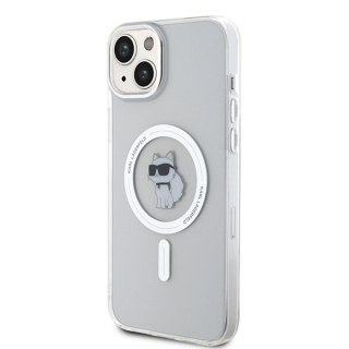Karl Lagerfeld nakładka do iPhone 15 Plus 6,7" KLHMP15MHFCCNOT transparentna HC Magsafe IML C