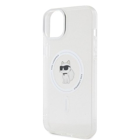 Karl Lagerfeld nakładka do iPhone 15 Plus 6,7" KLHMP15MHFCCNOT transparentna HC Magsafe IML C
