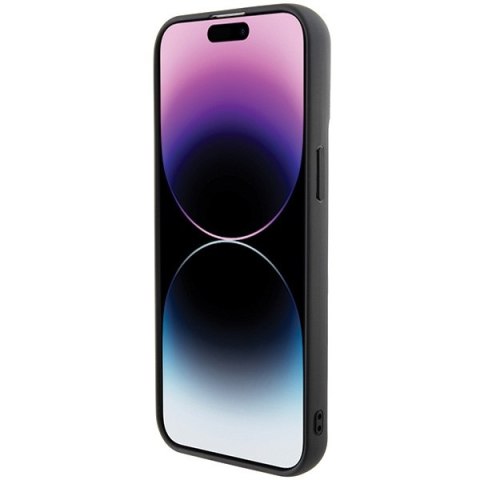 Karl Lagerfeld nakładka do iPhone 15 Pro Max 6,7" KLHCP15X3DMKRLK czarna HC 3D Multi Logo