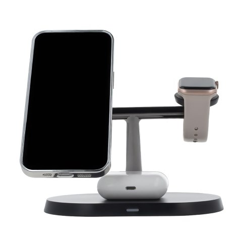 Maxlife ładowarka bezprzewodowa magnetyczna MXWC-03 15W czarna 3w1