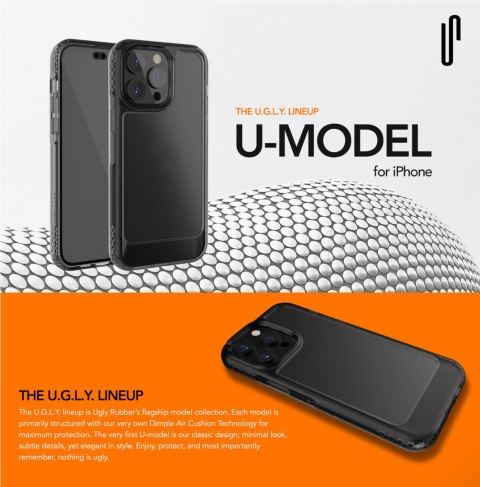 Ugly Rubber nakladka UMODEL do iPhone 15 Plus 6,7" clear